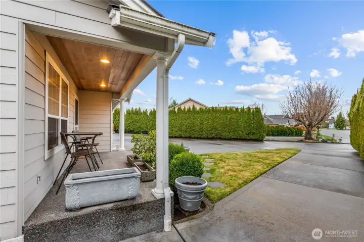 Covered front porch