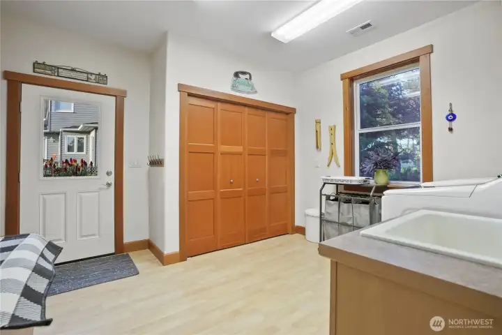 Laundry Rm on the lower level