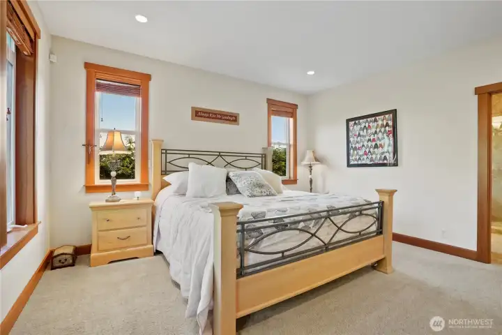 Primary bedroom on the main floor