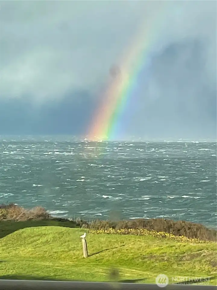 Rainbow over the Straits of Juan de Fuca