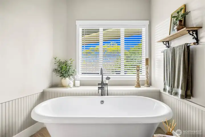 Primary bath deep soaking tub Primary bath deep soaking tub