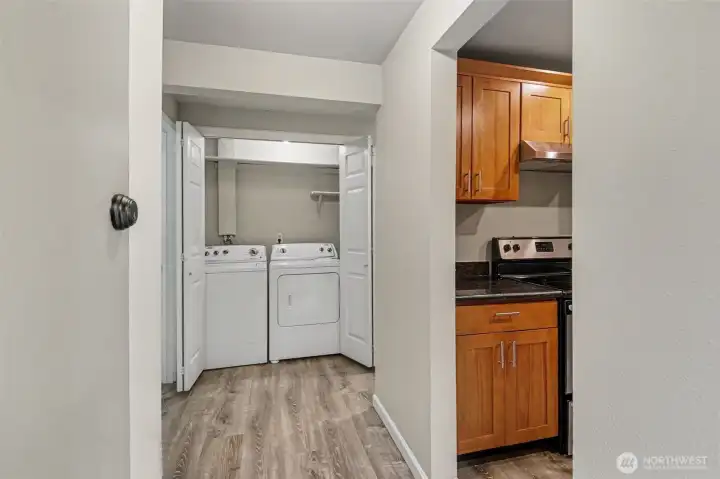 Washer Dryer in unit