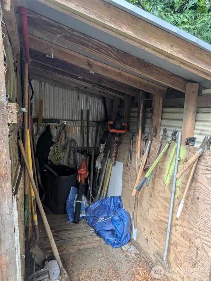 One of two tool sheds One of two tool sheds