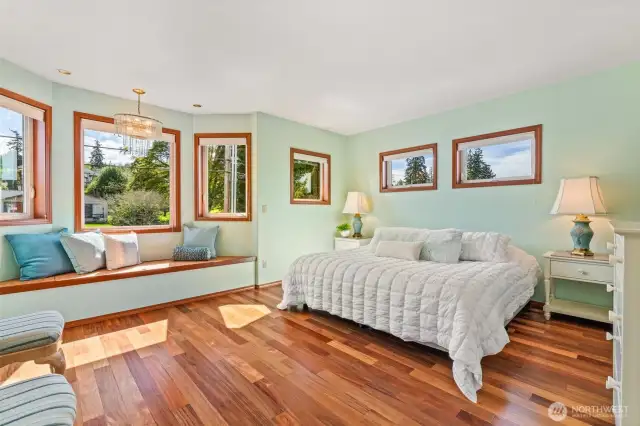 One of two guest bedrooms upstairs.