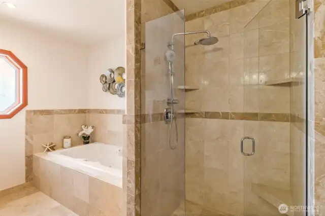 Guest bath upstairs.