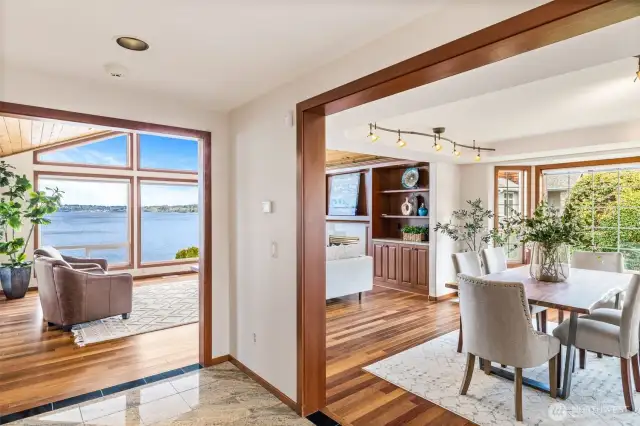 You will love the amazing views of Puget Sound from the great room.