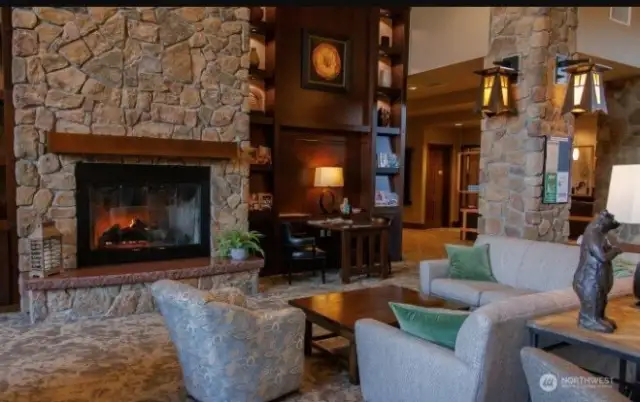 Community Room with fireplace