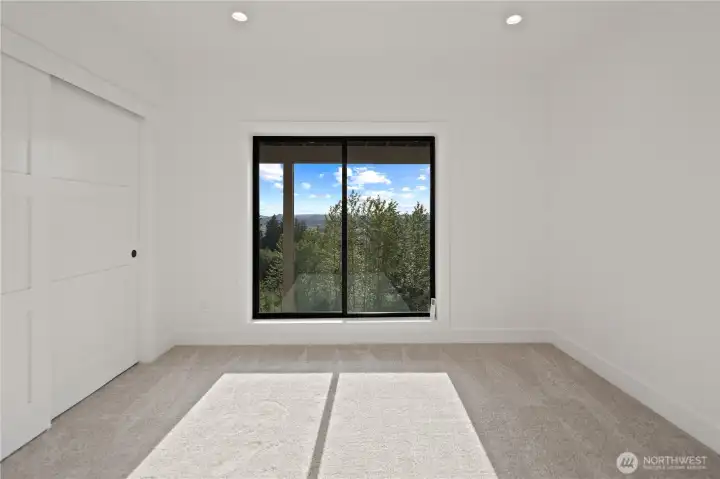 Guest bedroom #3, still has views...