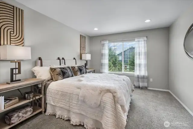 This is the primary suite on the upper floor.