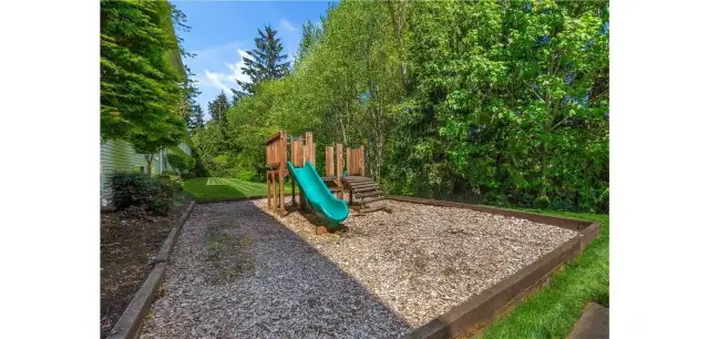 One of 2 play areas. They are maintained and clean like the rest of the manicured grounds.