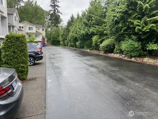 Everyone has room. It is nice not to be packed in. You will only be 3 houses from the end of the road.