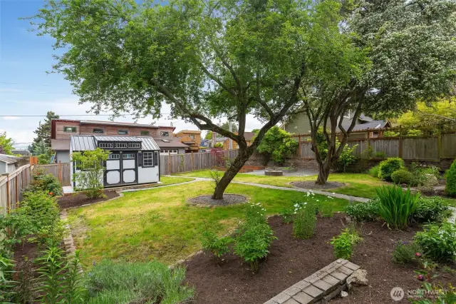 Lots of space to garden