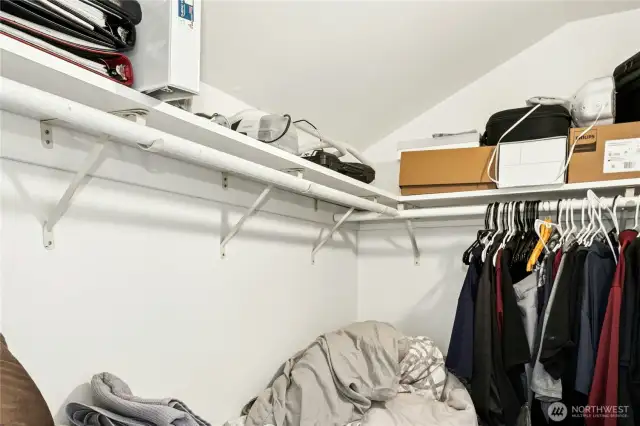 Primary walk in closet