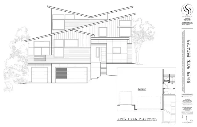 Front Rendering & Oversized 3-Car Garage • 450 SqFt Basement Option