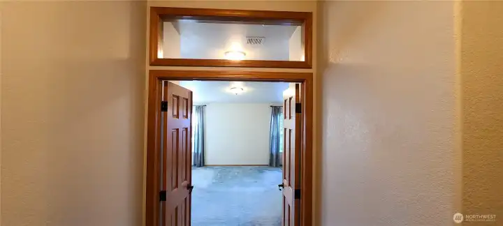 Primary bedroom entrance