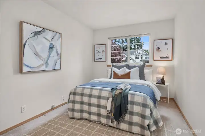 Bedroom #3- perfect for bedroom, guest space, or a home office.
