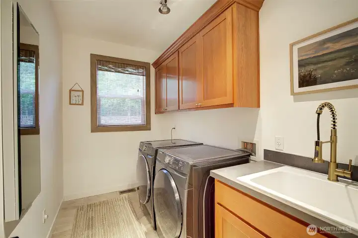 First floor laundry room