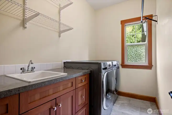 laundry on main floor