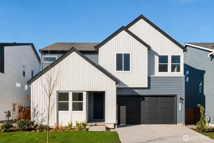 Picture of previously built home at Glacier Pointe with similar exterior. Picture of previously built home at Glacier Pointe with similar exterior.