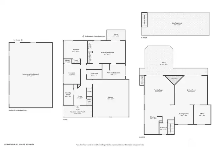 Combined floor plan