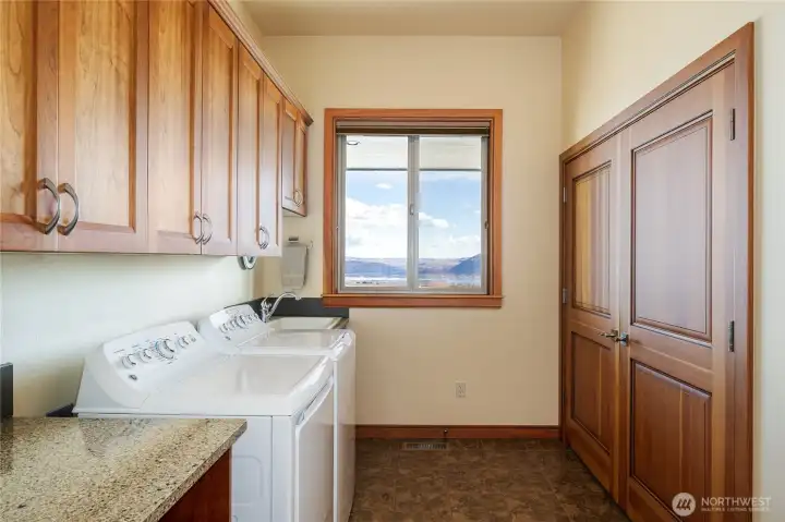 Main level laundry room