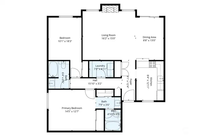 Floorplan of unit