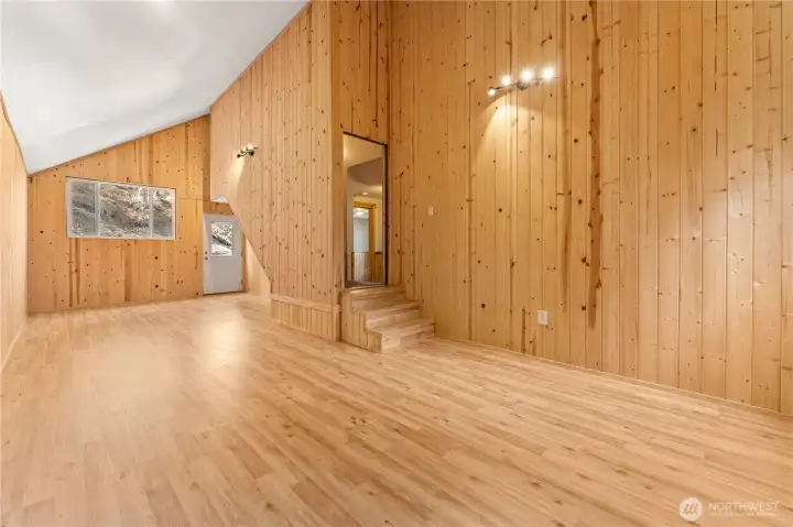 Lower Level Great Room looking towards front door.