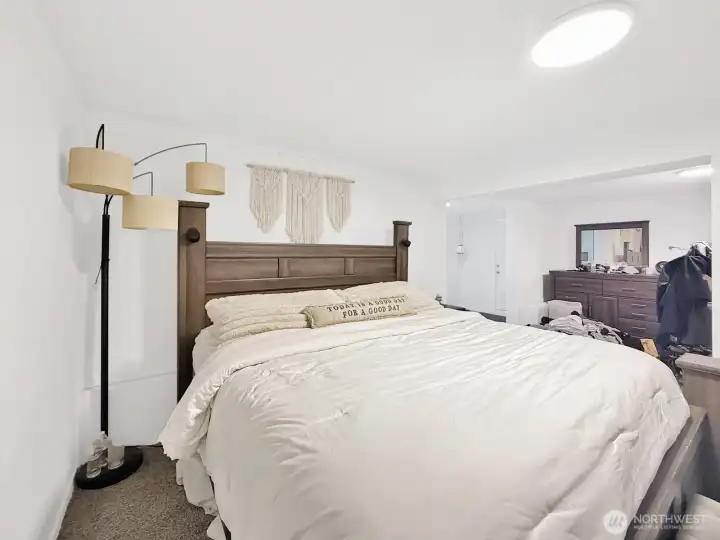 Primary Bedroom on lower level.