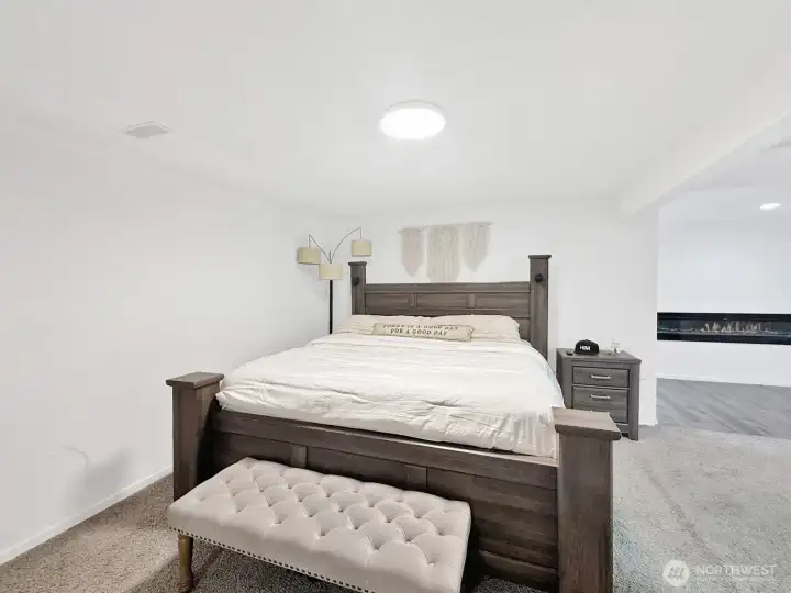 This entire lower level has it's own entrance!