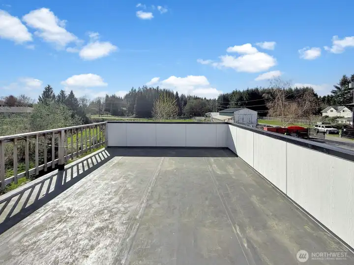 Roof top deck!