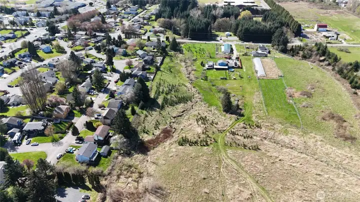 5 acres of level land with creek that runs through it!