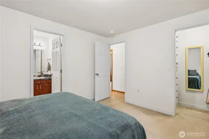 The Primary Bedroom enjoys a private En Suite with Full bath. Throughout the home new wifi wall heaters have been installed so keeping each room comfortable is as personal a decision as a turn of the button.