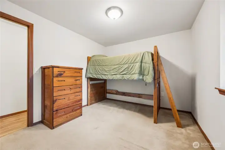 Bedroom #3. With a $5,000 seller credit for new carpet, you can personalize the home to your style. It’s a unique opportunity to make the space truly your own from day one.