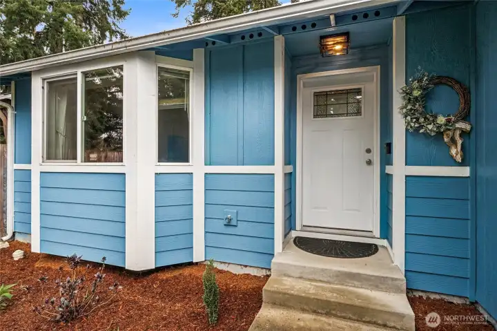 Details like a New Entry door and Exterior paint reflect pride of ownership of these Sellers.