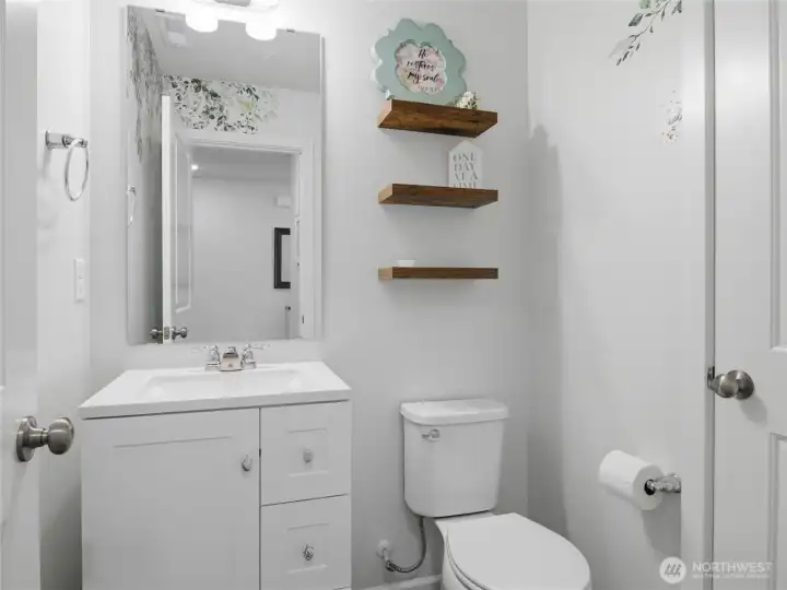 Main floor bathroom
