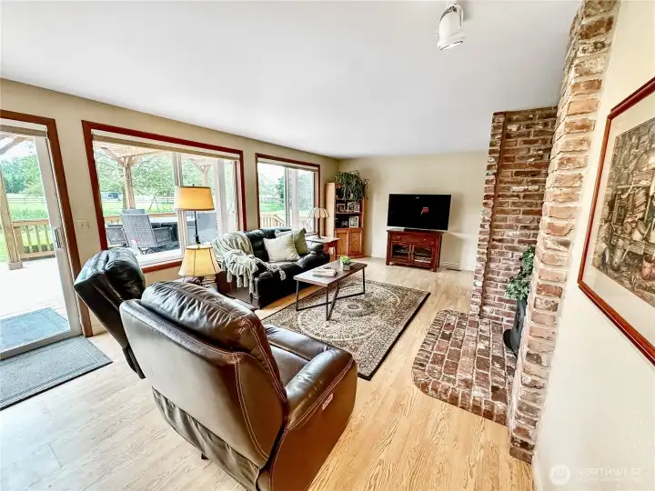 Another family room view.