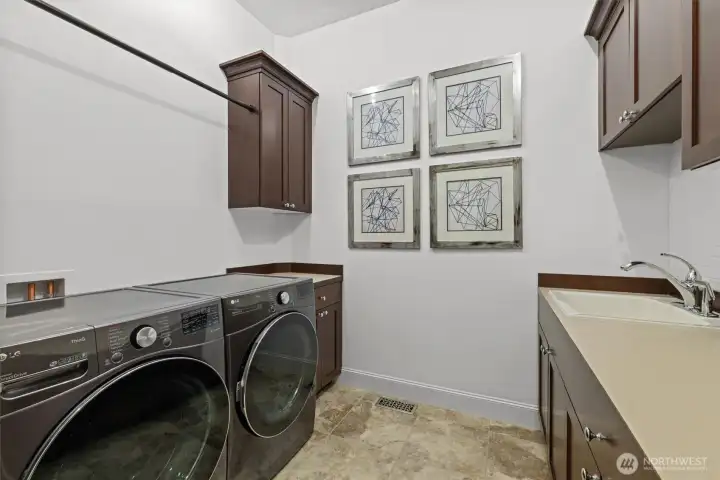 Large laundry room
