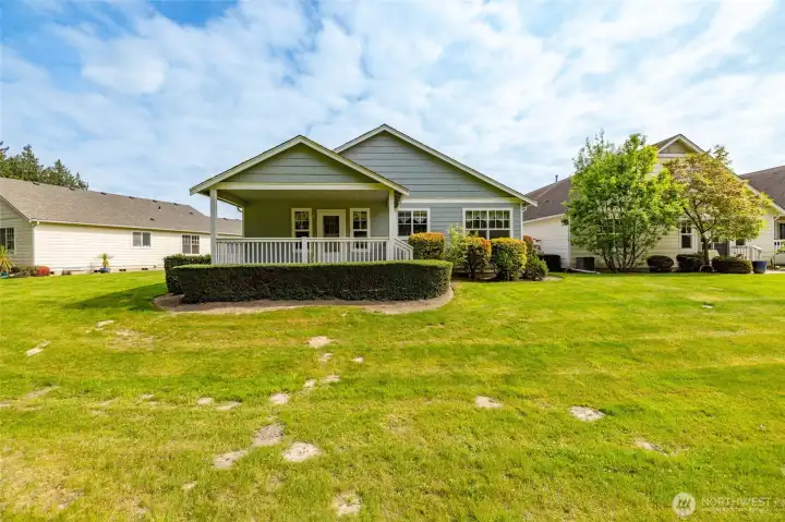 One of the more private lots in the community! Lots of open space!
