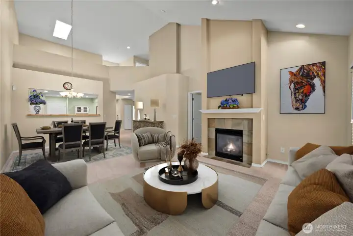 virtually staged living room virtually staged living room
