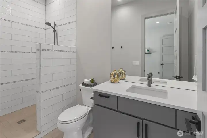 main floor 2nd bedroom/office with ensuite main floor 2nd bedroom/office with ensuite