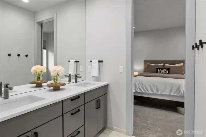 Jack and Jill bathroom Jack and Jill bathroom