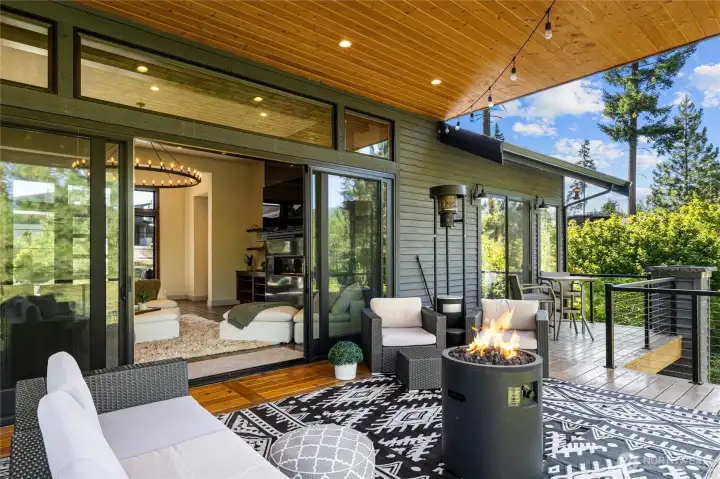 large covered deck large covered deck