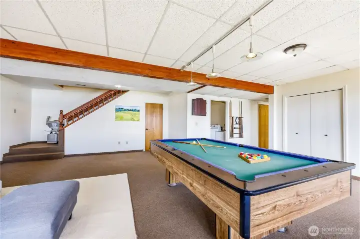 Main House: downstairs Rec Room