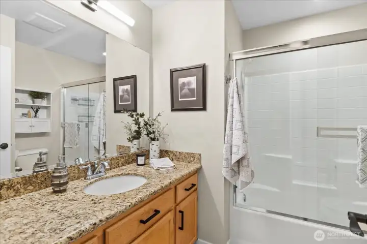 Upstairs guest bathroom