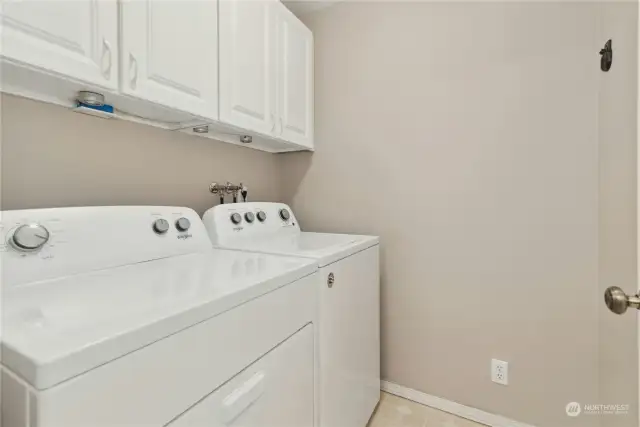 Separate laundry room