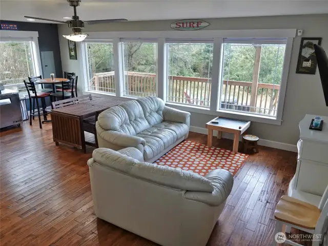 Relax in this fully-furnished home.