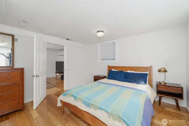 Lower level bedroom