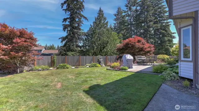 Peace of mind in this fully-fenced yard with about 3/4 of it having been replace in Jan 2022.