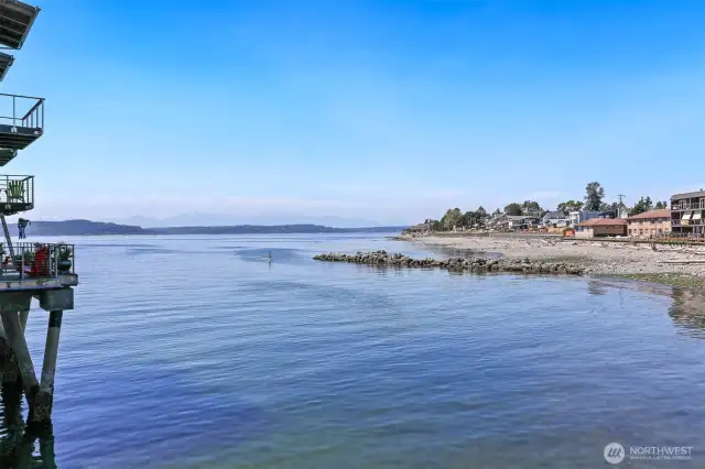 Wake up every day to serene Sound views.