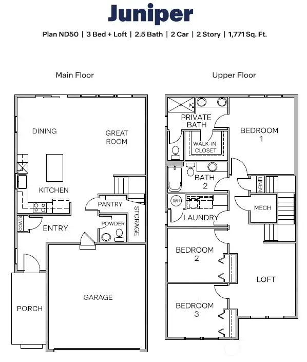 Juniper Marketing Floor Plan